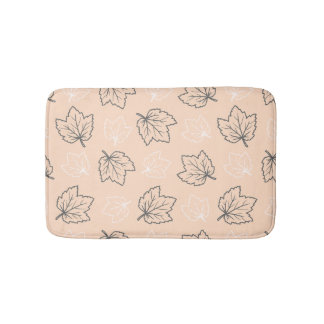 Autumn Fall Leaves Bath Mat