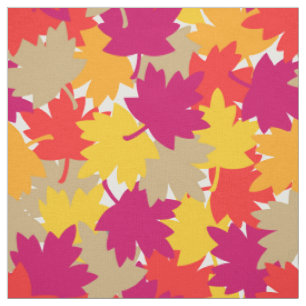 Autumn Fall Leaves Fabric