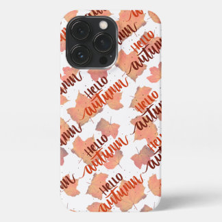 Autumn Fall leaves iPhone 13 Pro Slim Fit Case