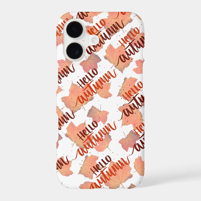 Autumn Fall leaves iPhone 13 Pro Slim Fit Case (Back)