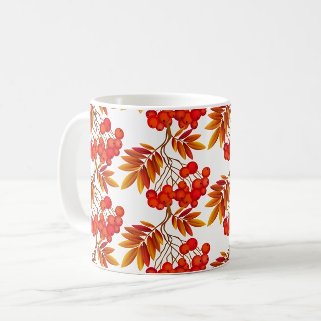 Autumn Fall Leaves Mug (Front Left)