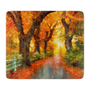 Autumn/Fall/Leaves/nature Cutting Board