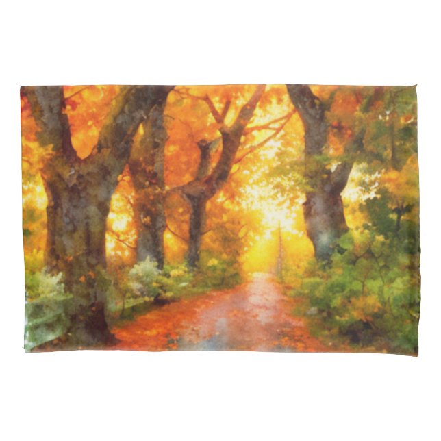 Autumn/Fall/Leaves/nature  Pillowcase (Front)