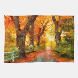 Autumn/Fall/Leaves/nature  Tea Towel