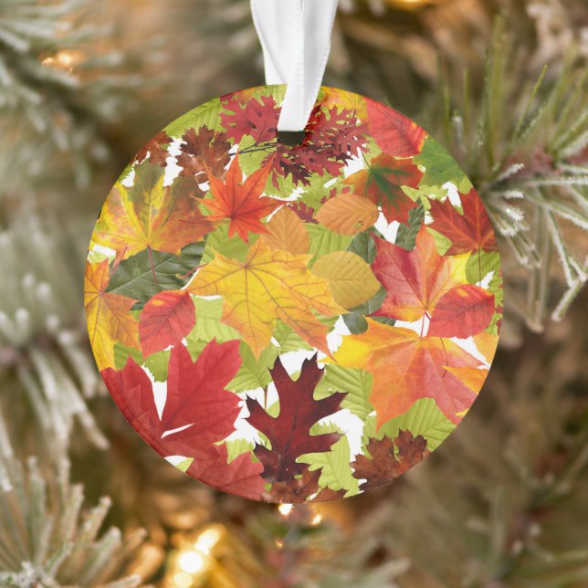Autumn Fall Leaves Ornament (Tree)