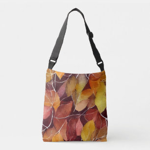 Autumn Fall Leaves Pattern     Crossbody Bag