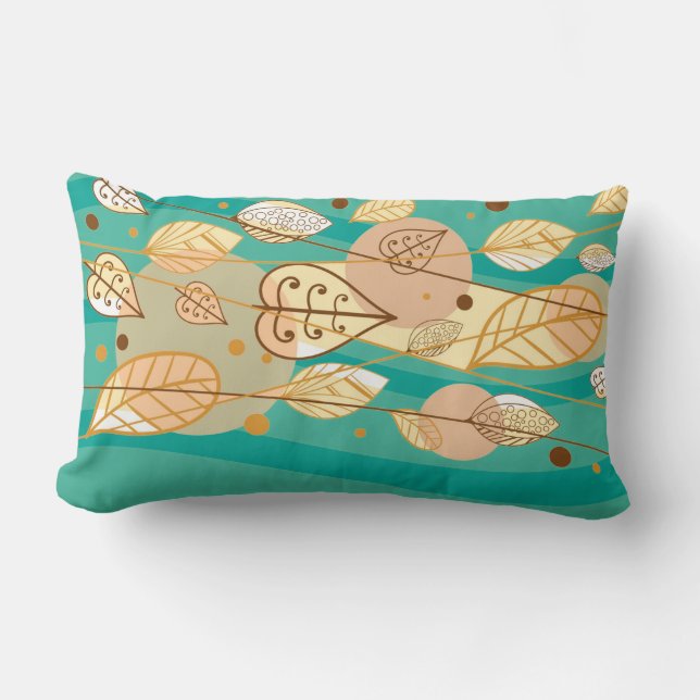 Autumn Fall Leaves Pillow (Front)