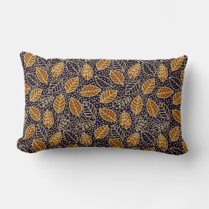 Autumn Fall Leaves Throw Pillow