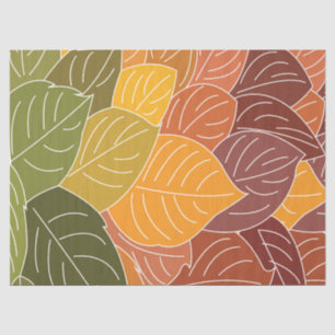 Autumn Fall Leaves Tissue Paper