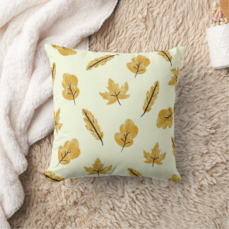 Autumn fall Maple Leaves Pattern Cushion