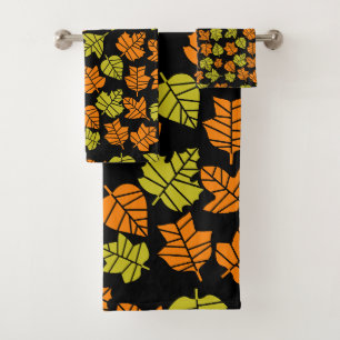 Autumn Fall Nature Transition Bath Towel Set
