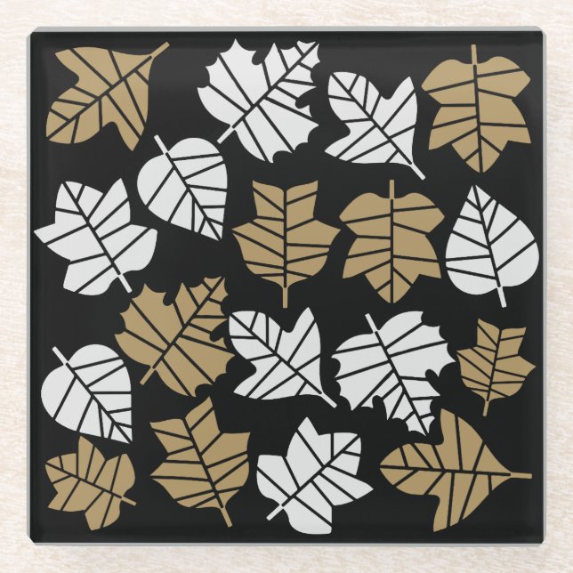 Autumn Fall Nature Transition Glass Coaster (Front)
