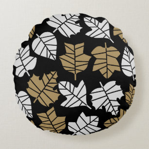 Autumn Fall Nature Transition Round Cushion