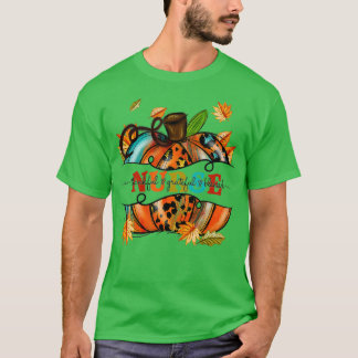 Autumn Fall Outfit Nurse Thankful Grateful Blessed T-Shirt