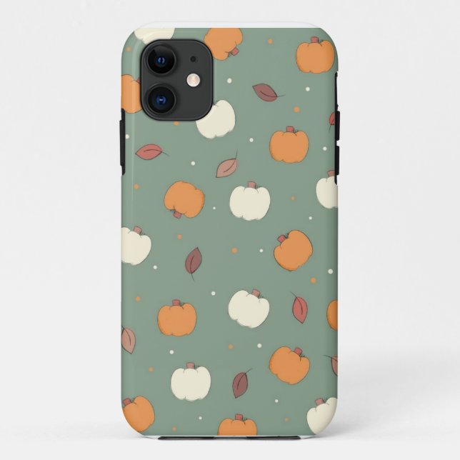 Autumn Fall Pumpkin Case-Mate iPhone Case (Back)