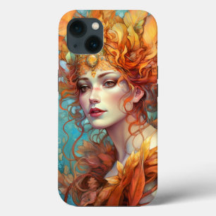 Autumn Fall Queen Goddess Fantasy Art iPhone 13 Case