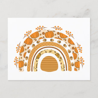 Autumn/Fall Rainbow  Postcard