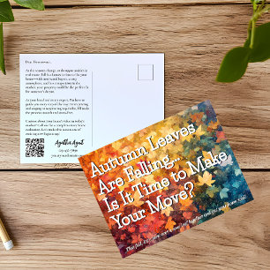 Autumn Fall Real Estate Marketing Postcard