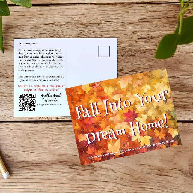 Autumn Fall Real Estate Marketing Postcard (Creator Uploaded)