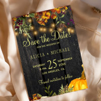 Autumn fall rustic country wood wedding