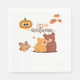 Autumn Fall Shirt, Thanksgiving Shirt, Fall Pumpki Napkin