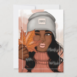 Autumn - Fall Thanksgiving Greeting Holiday Card