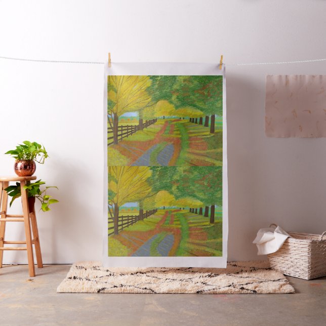 Autumn- Fallen Leaves fabric   (In Situ)