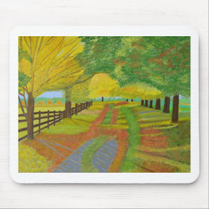 Autumn- Fallen Leaves Mouse Mat
