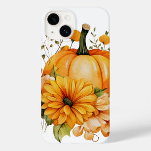 Autumn Falling Leaves Pumpkin Spice Harvest Happy Case-Mate iPhone 14 Case