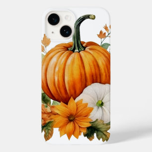 Autumn Falling Leaves Pumpkin Spice Harvest Happy Case-Mate iPhone 14 Case