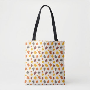 Autumn Falling Leaves Tote Bag