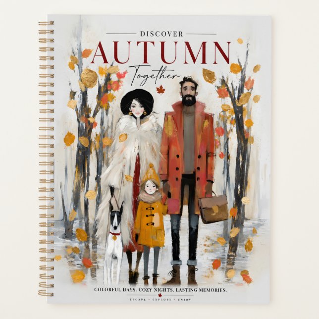 Autumn Family Memory Walk Planner (Front)