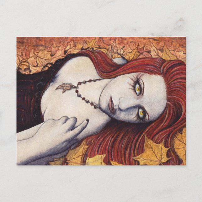 Autumn Fantasy Postcard (Front)