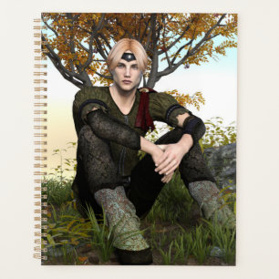Autumn Fantasy Prince Forest Portrait Planner