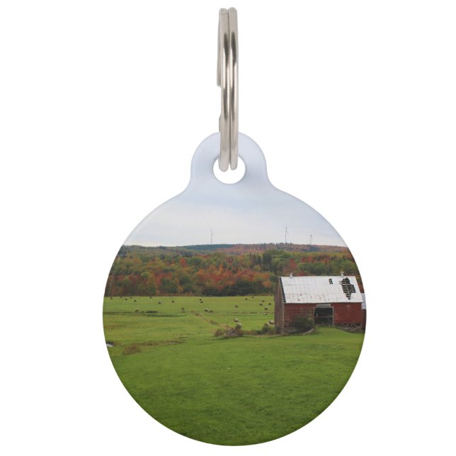Autumn Farm Pet Tag (Front)