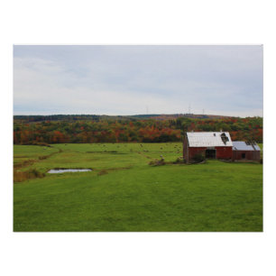 Autumn Farm Poster