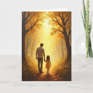 Autumn Fathers Day Stroll Card
