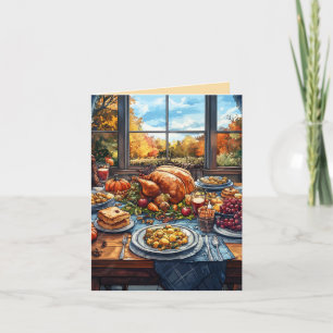 Autumn Feast: A Thanksgiving Celebration Invitation