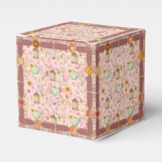 Autumn Feel Vintage Pumpkin Favour Box