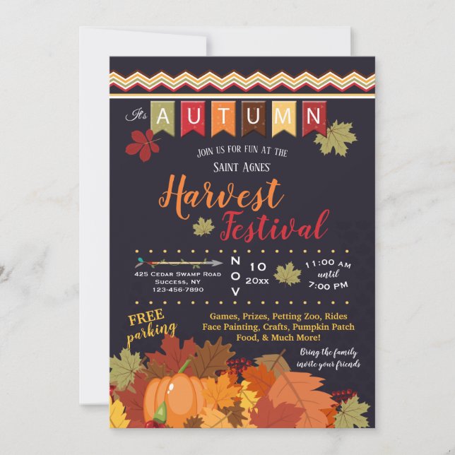 Autumn Festival Announcement (Front)