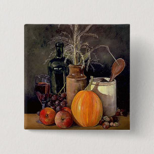 Autumn Festive Table 15 Cm Square Badge