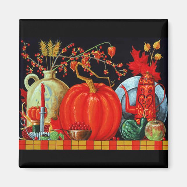 Autumn Festive Table Magnet (Front)