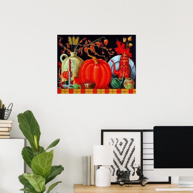 Autumn Festive Table Print (Home Office)