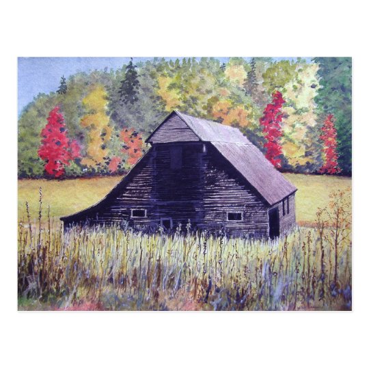 Autumn Field- postcard
