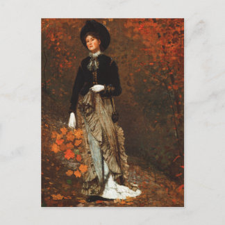 Autumn Fine Art Winslow Homer Postcard