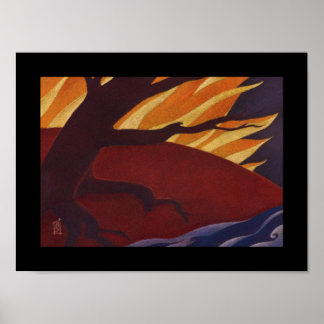 Autumn Fire Poster