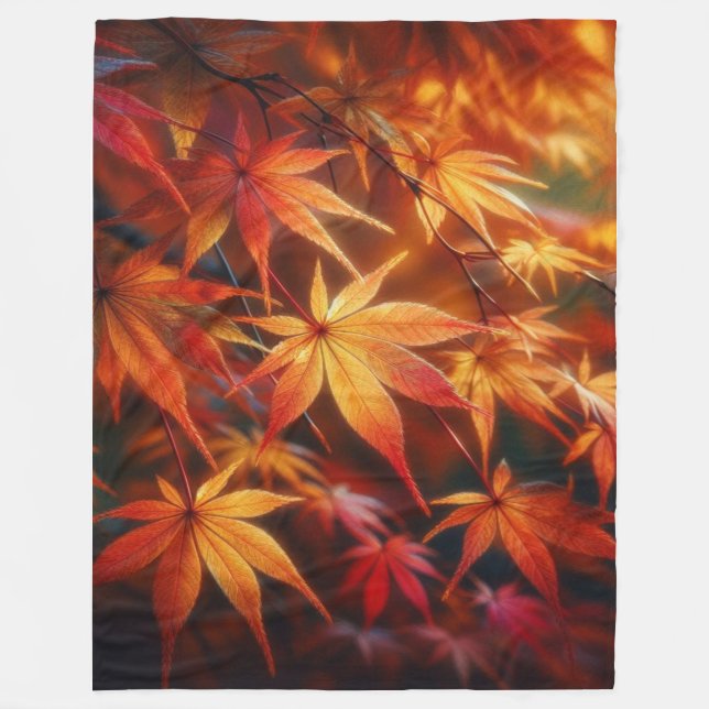 Autumn Fleece Blanket (Front)