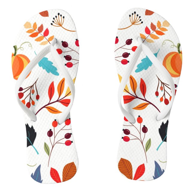 Autumn Flip Flops (Footbed)