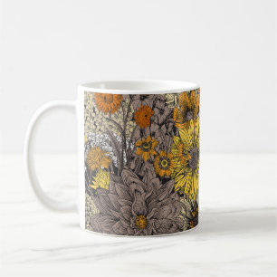 Autumn Flora & Fauna: 70s Retro Coffee Mug