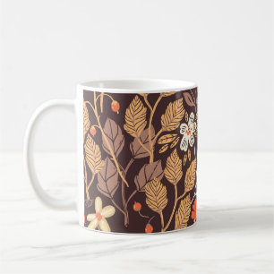 Autumn Flora: Vintage Seamless Pattern Coffee Mug